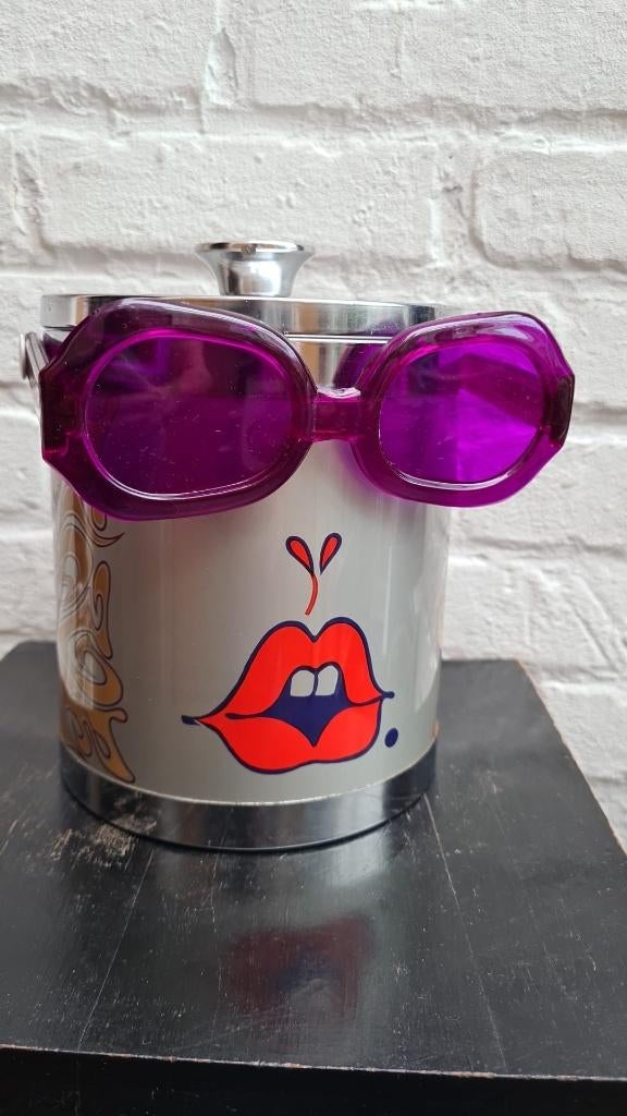 seau à glace, Peter Max, 60/70s, Antiquités & Art, Curiosités & Brocante, Enlèvement ou Envoi