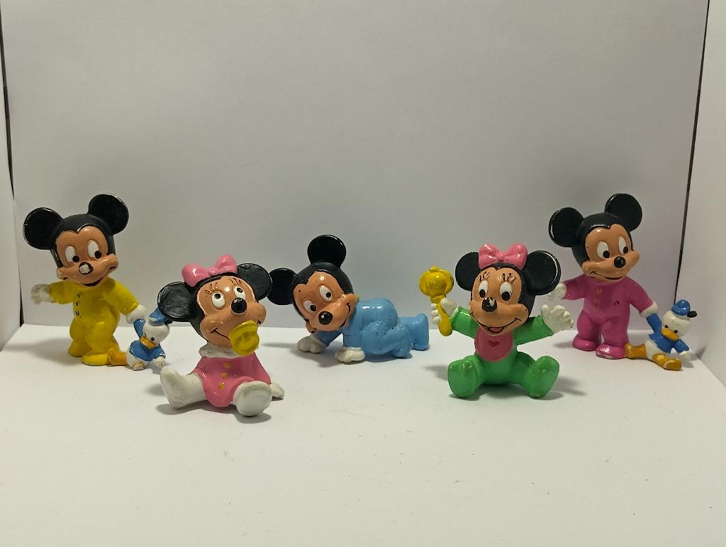 Lot Mickey Minnie Bully vintage année 80, Antiquités & Art, Enlèvement