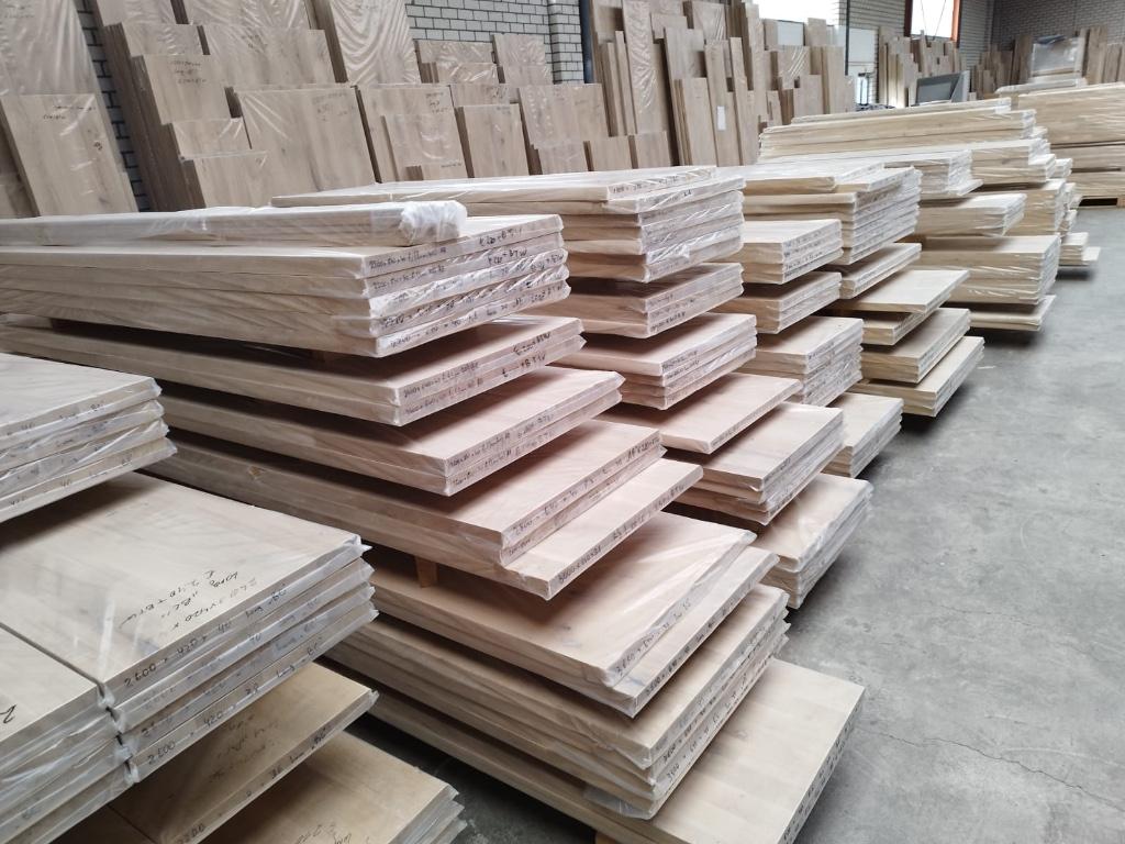 Eiken timmerpanelen 20mm dikte, 22mm of 40mm Eiken bladen., Doe-het-zelf en Bouw, Platen en Panelen, Ophalen of Verzenden, Nieuw