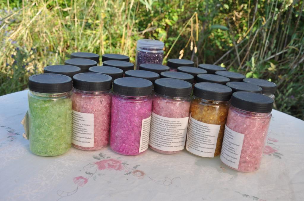 lot de 23 pots de gravier coloré pour vase ou deco floral, Enlèvement ou Envoi, Neuf