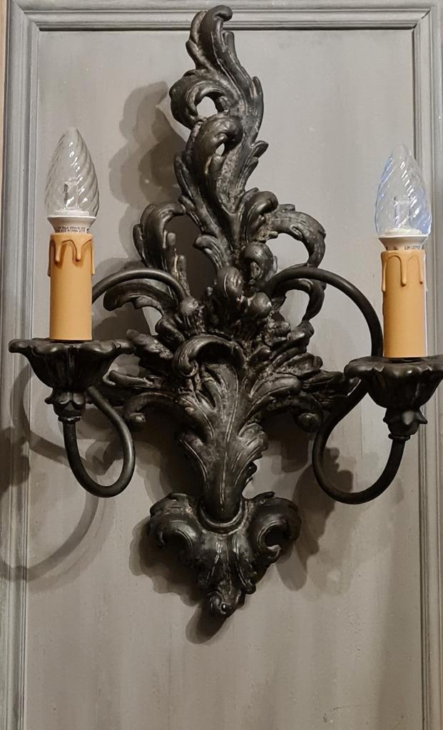 Lampe murale en bois de luxe modèle Judeco showroom, Enlèvement ou Envoi, Neuf, Bois