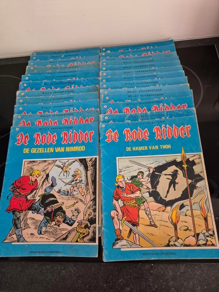 Lot Rode Ridder 25 stuks, Ophalen of Verzenden, Gelezen