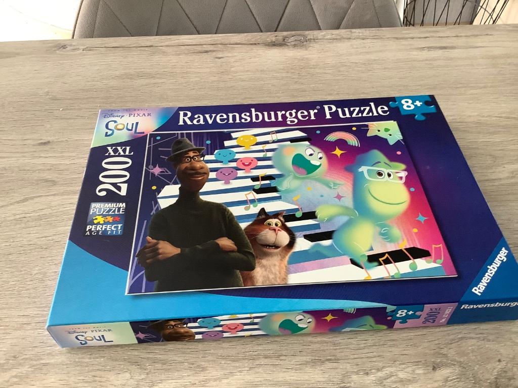 Disney-Pixar Soul puzzle (200 stuks), Ophalen of Verzenden, Meer dan 50 stukjes, Zo goed als nieuw, 6 jaar of ouder