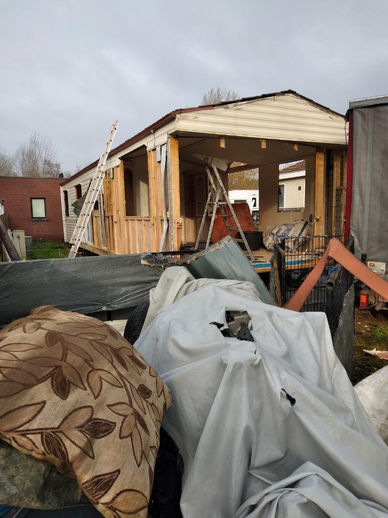 afbraak caravans, Caravans en Kamperen, Stacaravans, tot en met 4, Ophalen of Verzenden