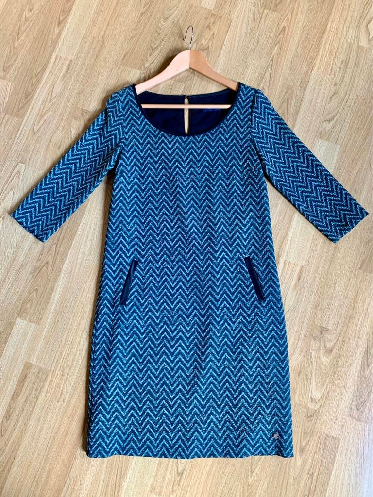 Fijn kleedje tussenseizoen, Kleding | Dames, Jurken, Terre bleue, Blauw, Ophalen of Verzenden, Zo goed als nieuw