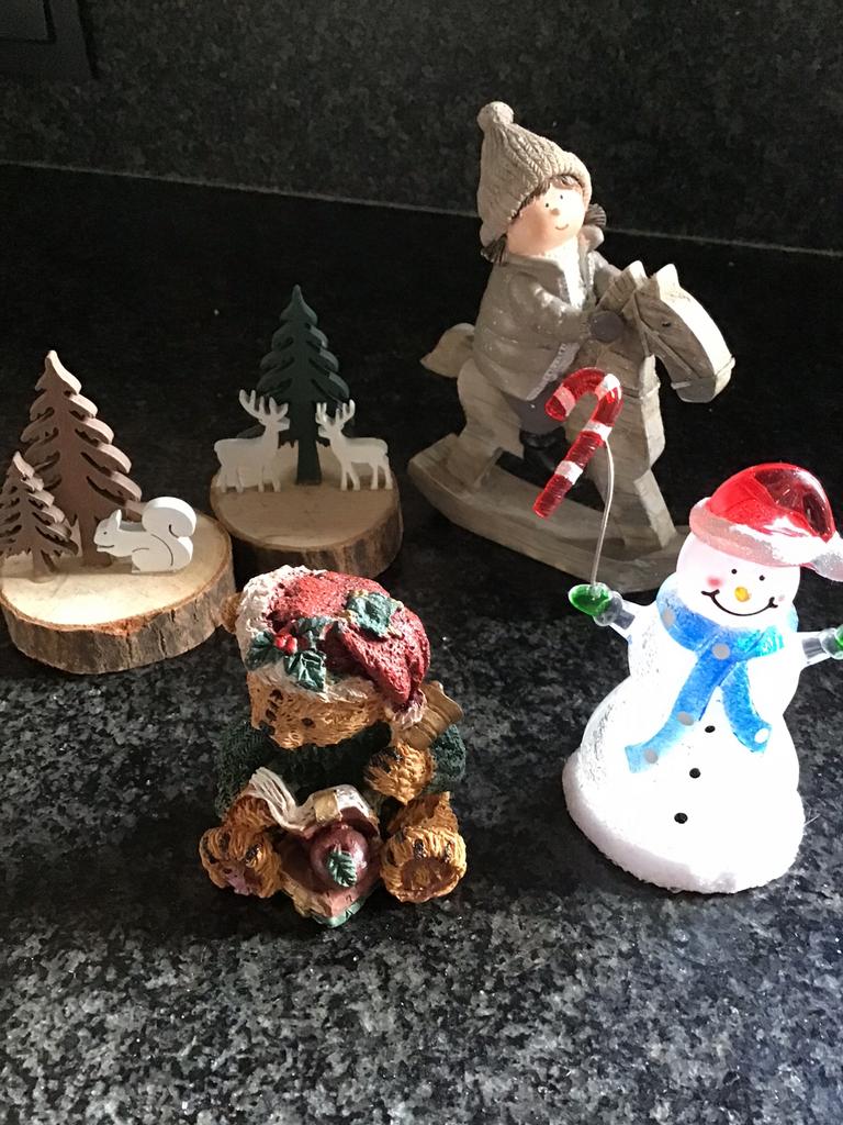 5 kerstbeeldjes, Ophalen of Verzenden