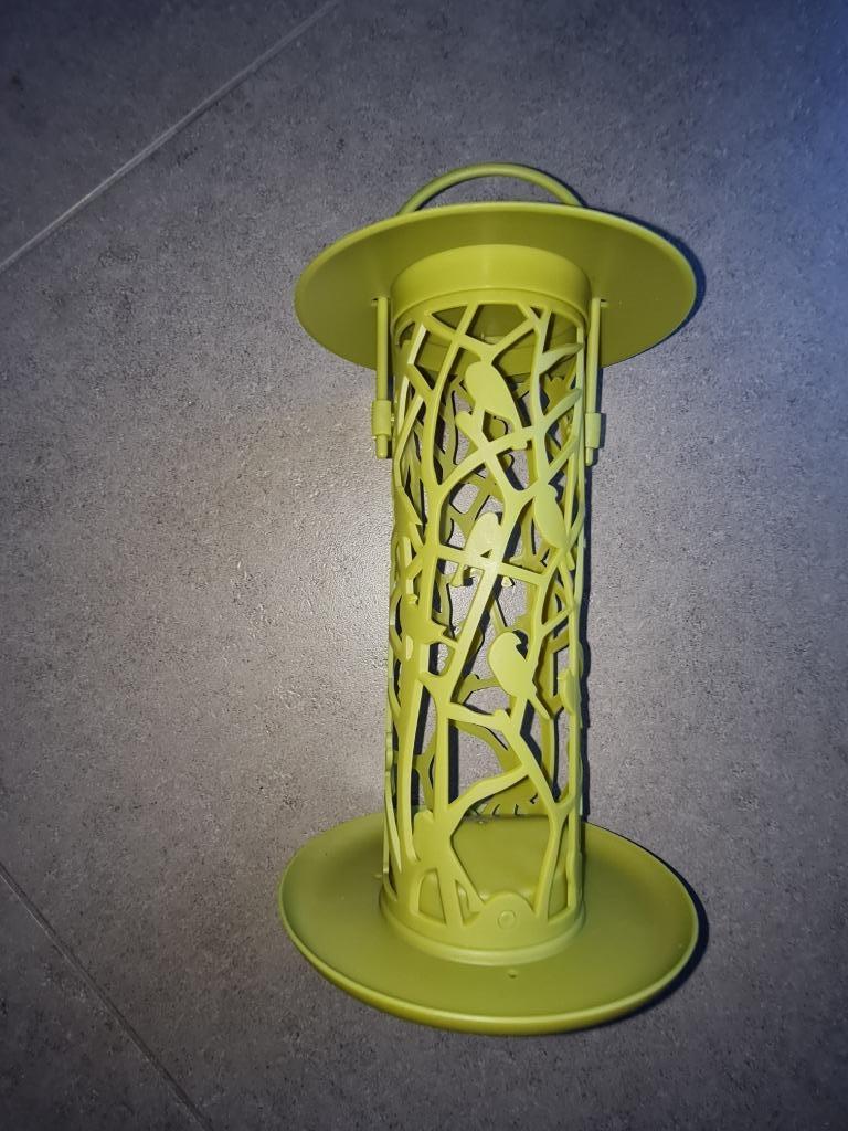 Esschert Design tsjiftsjaf - vetbollensilo met tray - groen, Dieren en Toebehoren, Ophalen of Verzenden, Nieuw, Eten en Drinken