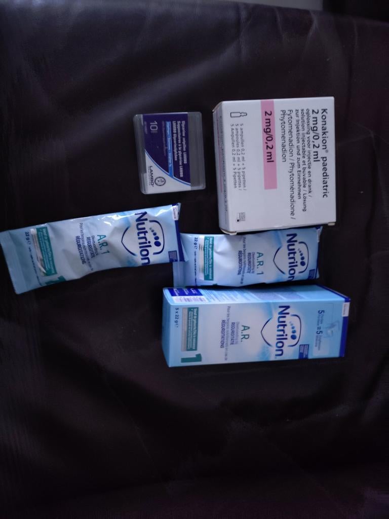 Gratis babyvoeding staaltjes en nog wat konakion, Ophalen