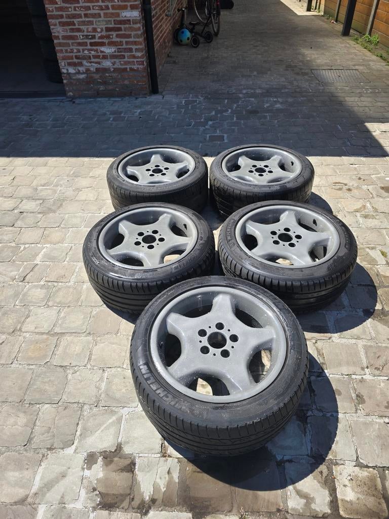 bmw velgen style 16 17 inch breedset, Ophalen, Gebruikt, BMW