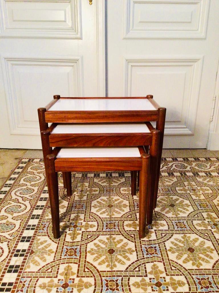 Vintage Deense bijzettafels, Antiek en Kunst, Ophalen