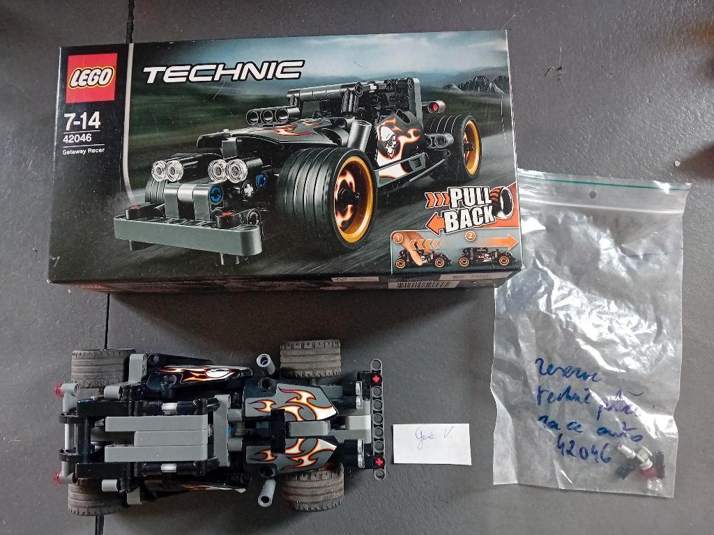 Lego Technic ontsnappingracer 42046, Ophalen of Verzenden, Zo goed als nieuw, Lego