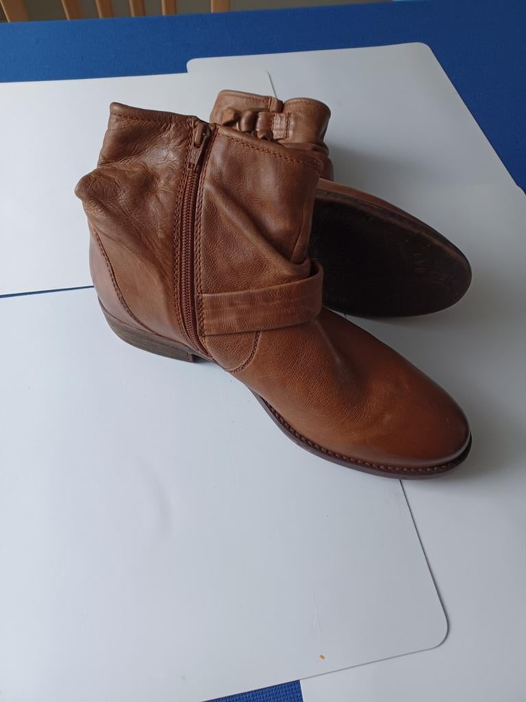 SPM lederen laarsjes bruin, Ophalen, Nieuw, Bruin