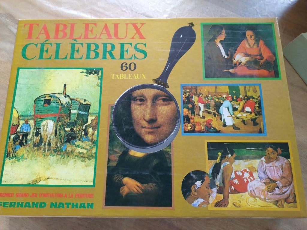 Jeu Nathan. 60 tableaux célèbres, Hobby & Loisirs créatifs, Enlèvement ou Envoi, Utilisé