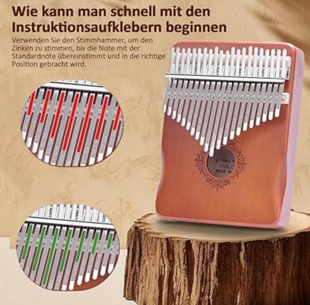 Kalimba 21 clés LIVRAISON RAPIDE ET GRATUITE, Neuf, -, DMTIVMG, -