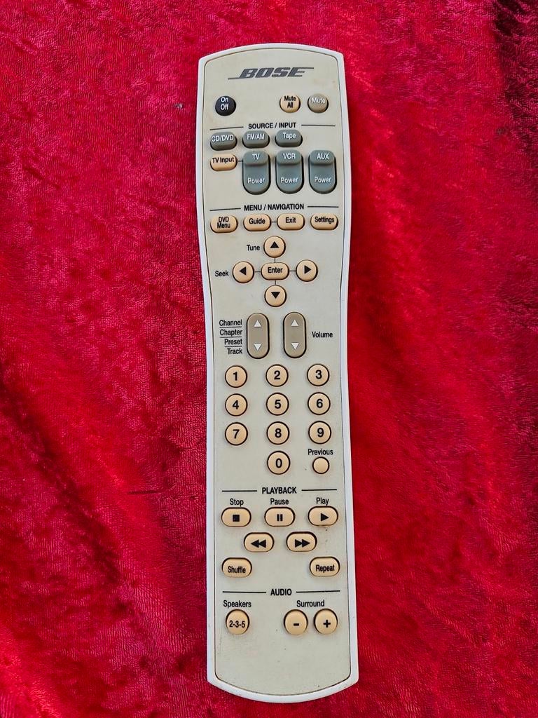 Télécommande Bose Lifestyle 28 RC 28T1-40, TV, Hi-fi & Vidéo, Télécommandes, Enlèvement ou Envoi