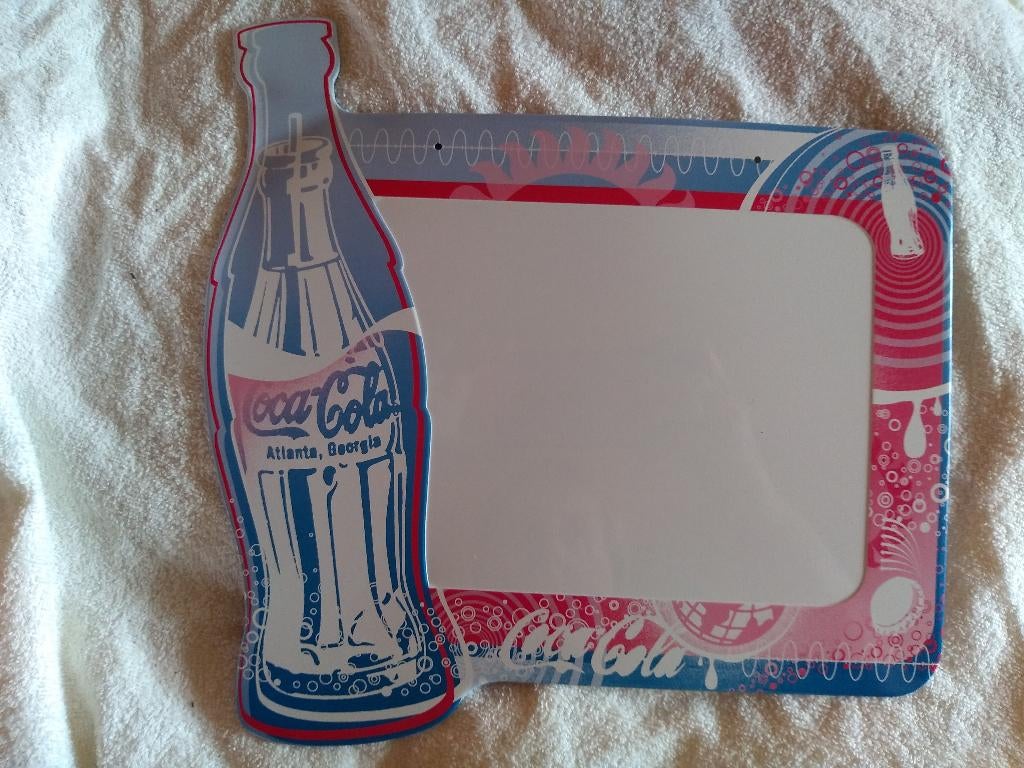 reclame Coca Cola blikken bord plateau, Verzamelen, Ophalen of Verzenden, Zo goed als nieuw