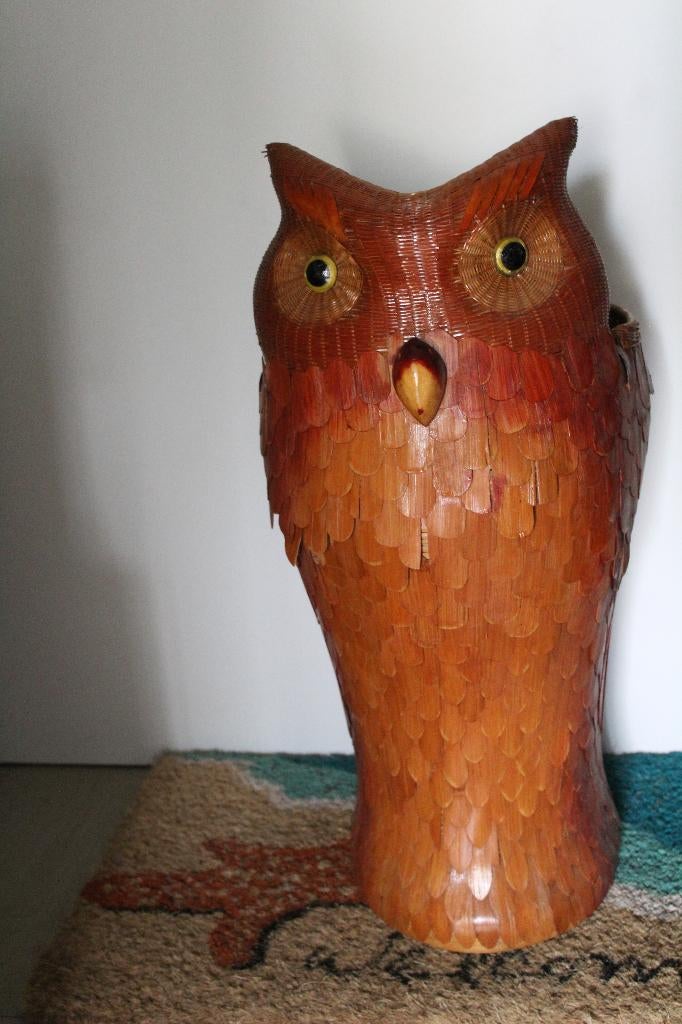 Seventies UIL geweven rotan, hout., Ophalen of Verzenden, Huis en Inrichting