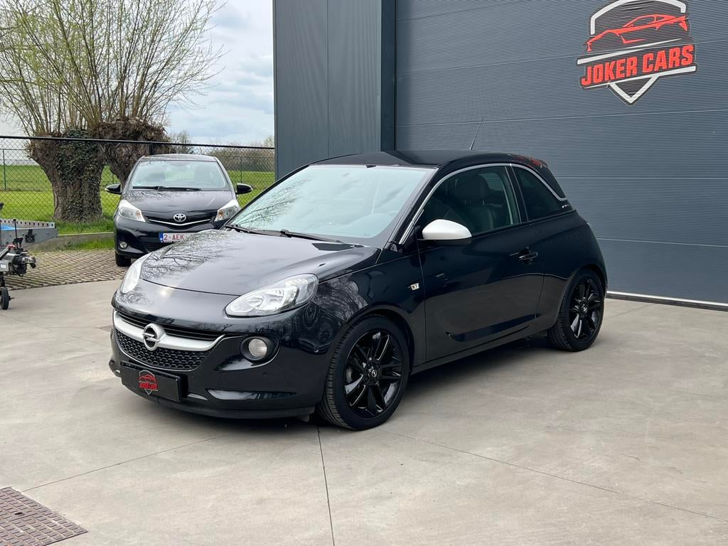 Opel Adam 1.4i Black Start/Stop Airco Fietsdrager, ADAM, 4 cilinders, Leder en Stof, Zwart