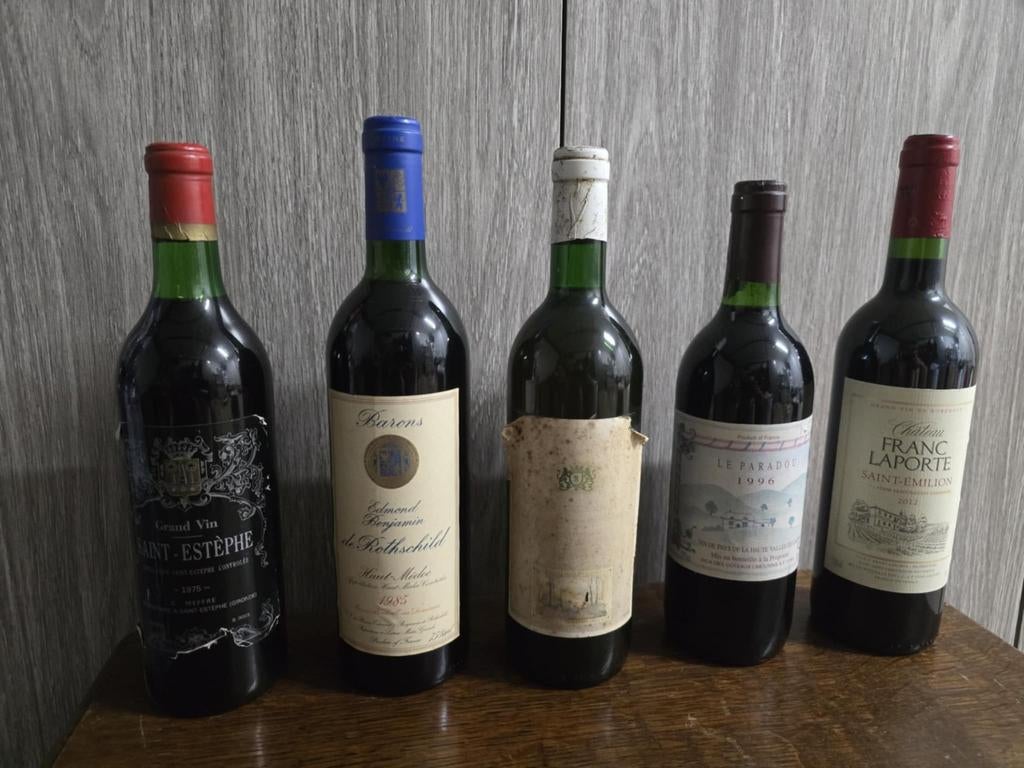 Collectie wijnen - Bordeaux, Saint-Estèphe, Rothschild (Vint, Collections, Enlèvement, Champagne