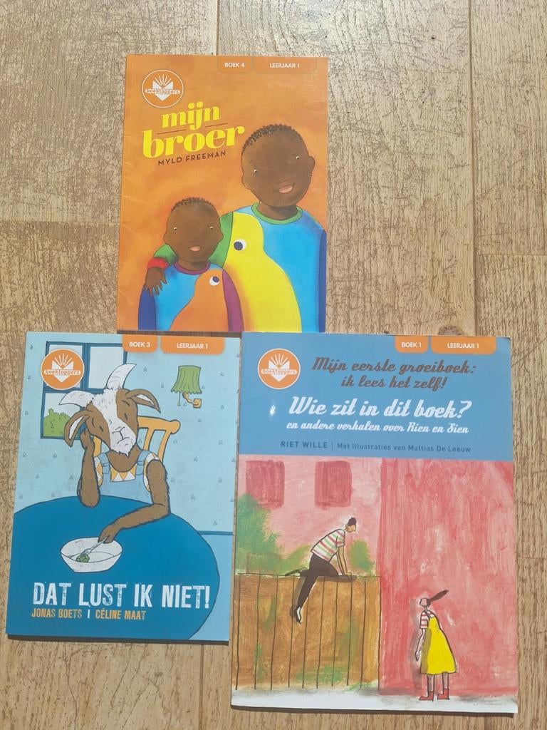 Leesboeken 1ste leerjaar, boektoppers, Boeken, Ophalen, Zo goed als nieuw