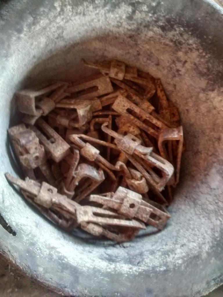 clavettes pour coffrage, Enlèvement, Utilisé