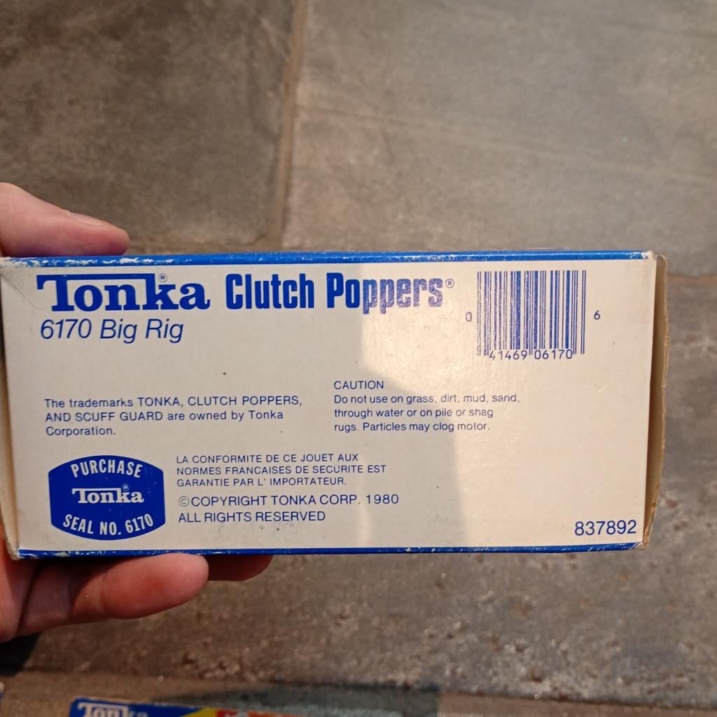 Tonka des années 80 dans sa boîte d'origine, Enlèvement ou Envoi