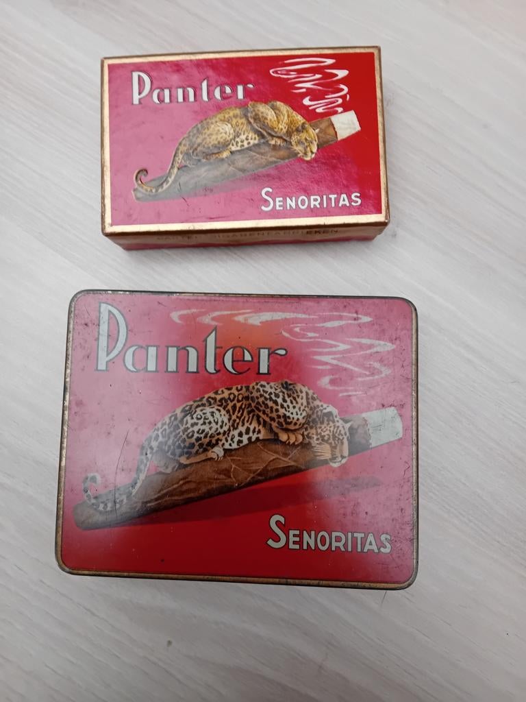 Sigarendoosjes Panter, Ophalen of Verzenden