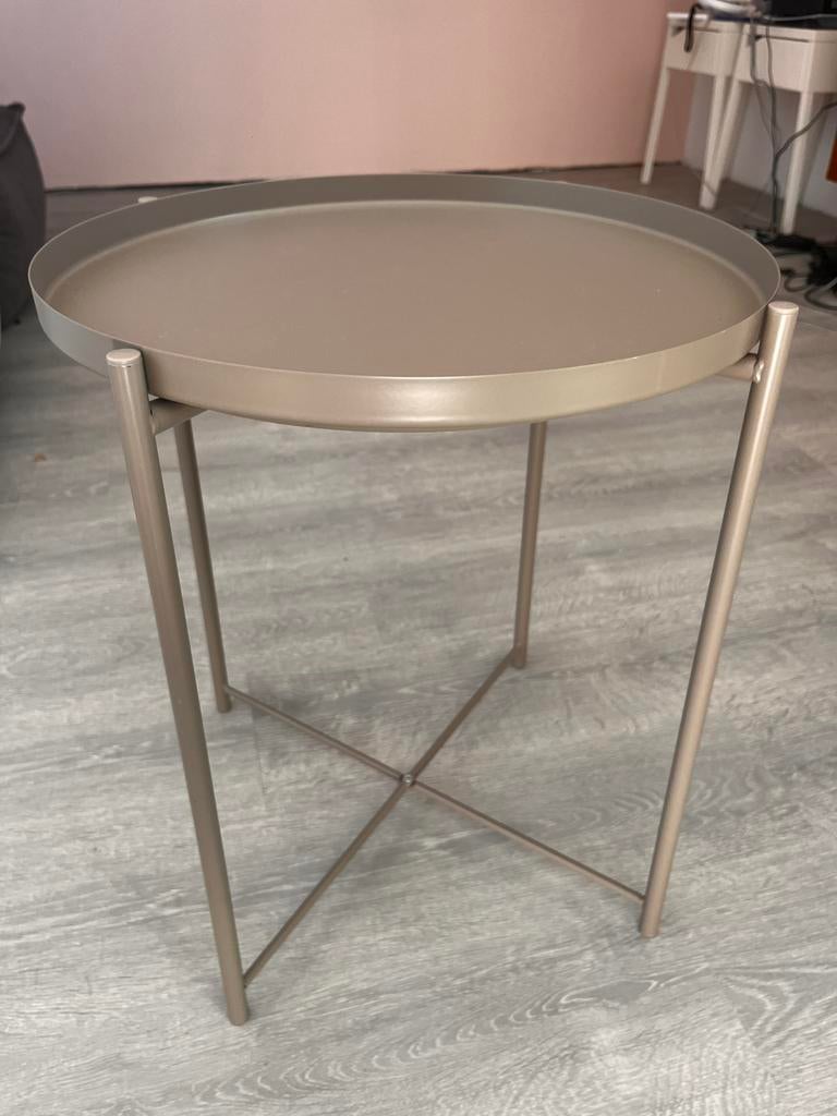 Salontafel ijzer ikea. 1x gebruikt! 5 stuks beschikbaar., Huis en Inrichting, Tafels | Salontafels, Ophalen, Zo goed als nieuw
