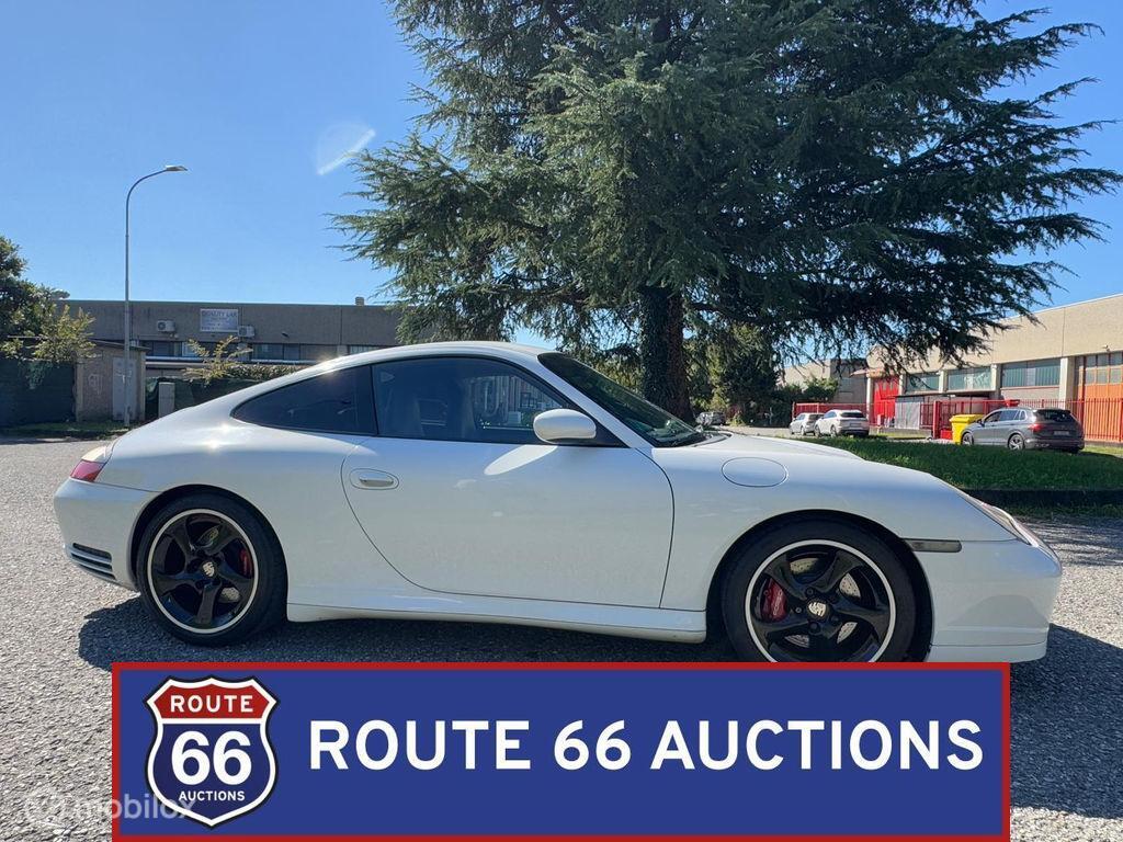Porsche 911 Carrera 4S Coupe | 2003 | Route 66 Auctions, Auto's, Porsche, Gebruikt, Zwart, Bedrijf, Handgeschakeld