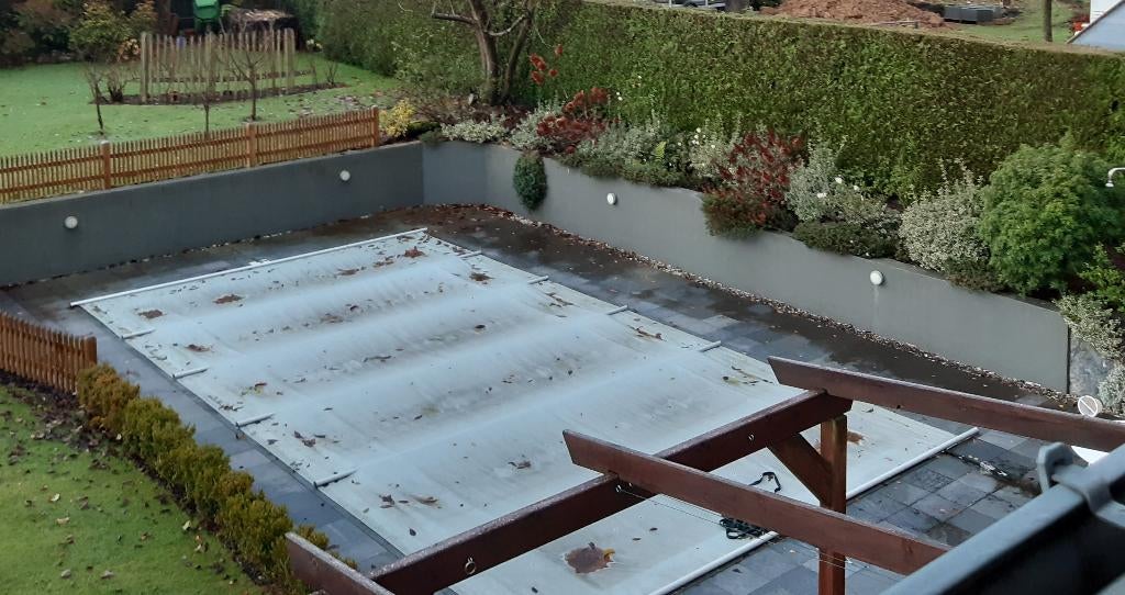 Bâche à barres piscine 8X4, Jardin & Terrasse, Piscine intégrée, 300 cm ou plus, Enlèvement, Utilisé