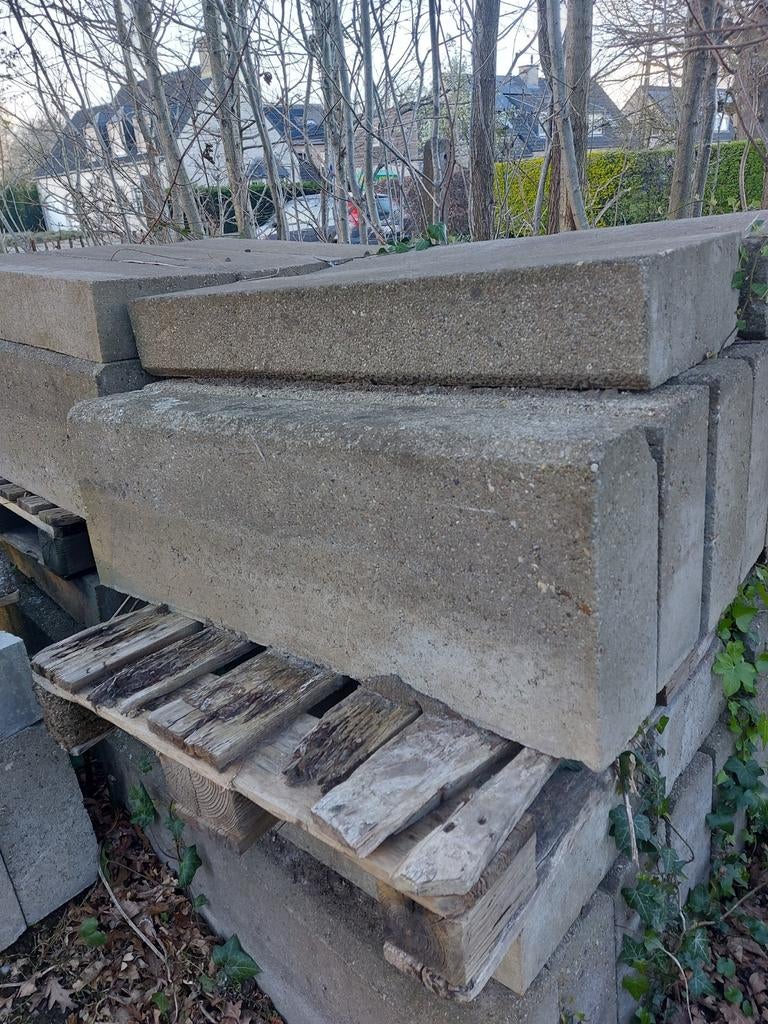 Boordsteen, Tuin en Terras, Ophalen, Beton, Blok