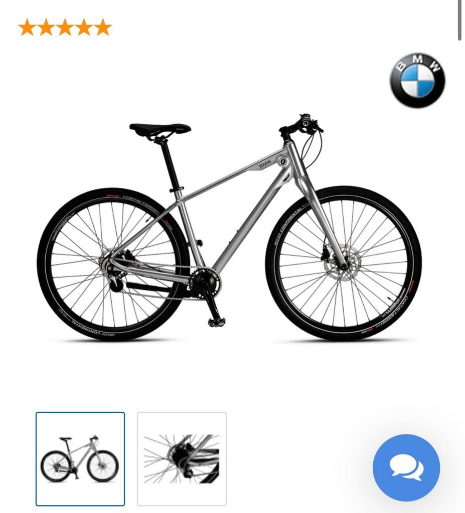 Vélo/VTT de croisière BMW, Vélos & Vélomoteurs, Autres marques, Moins de 10 vitesses, Comme neuf, Enlèvement