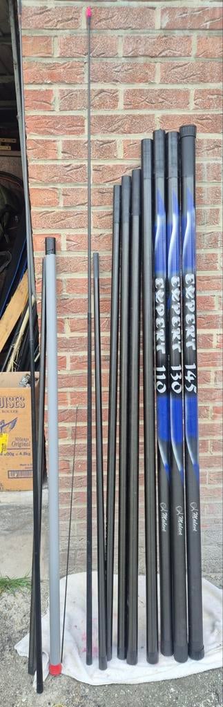 Canne à pêche Malevé Expert – 14,50 m – bon état, Watersport en Boten, Ophalen