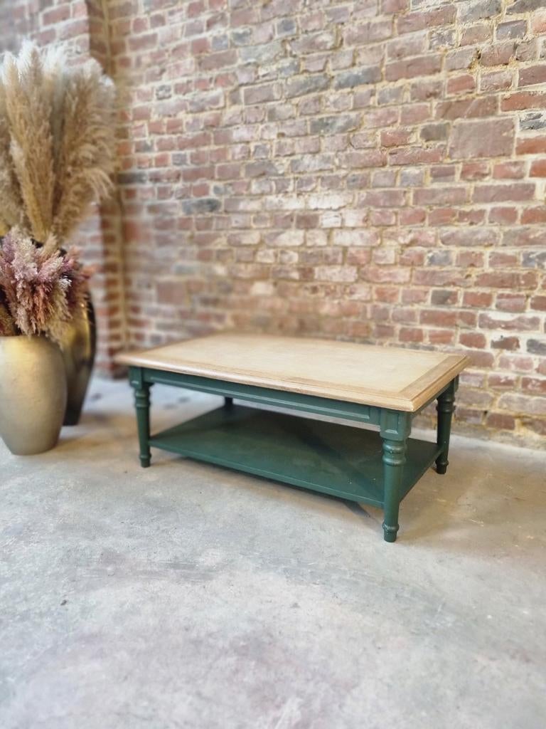 Massief houten salontafel art:75/26.4, Maison & Meubles, Tables | Tables de salon, 100 à 150 cm, Moins de 50 cm, Landelijk, Enlèvement