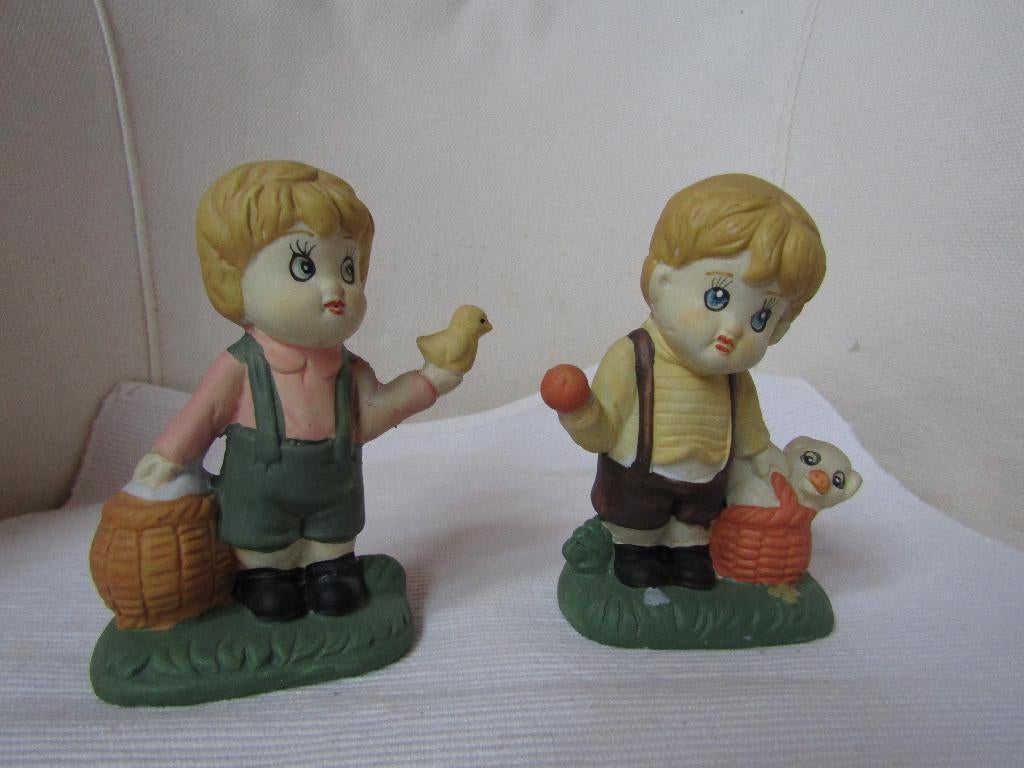 Mooie kinderen in Duits porselein, Antiek en Kunst, Ophalen of Verzenden