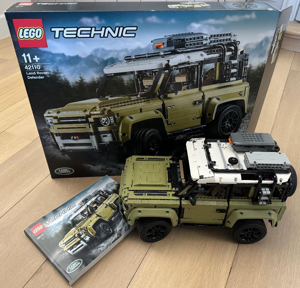 Lego Technic 42110 Land Rover Defender, Ophalen, Compleet, Lego, Zo goed als nieuw