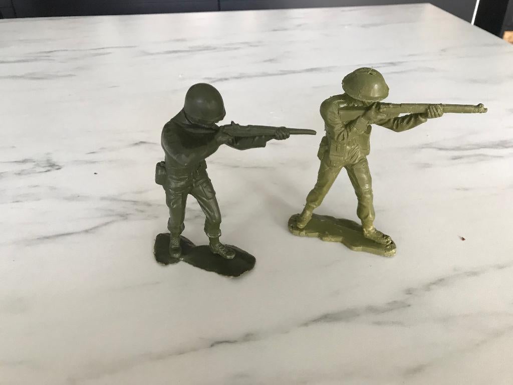 2 Soldats miniatures - Louis Marx -Années 60, Enlèvement ou Envoi, Utilisé