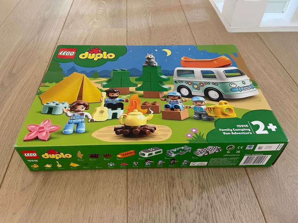 Lego duplo 10946 volledig kamperen, Ophalen of Verzenden, Zo goed als nieuw, Complete set, Duplo