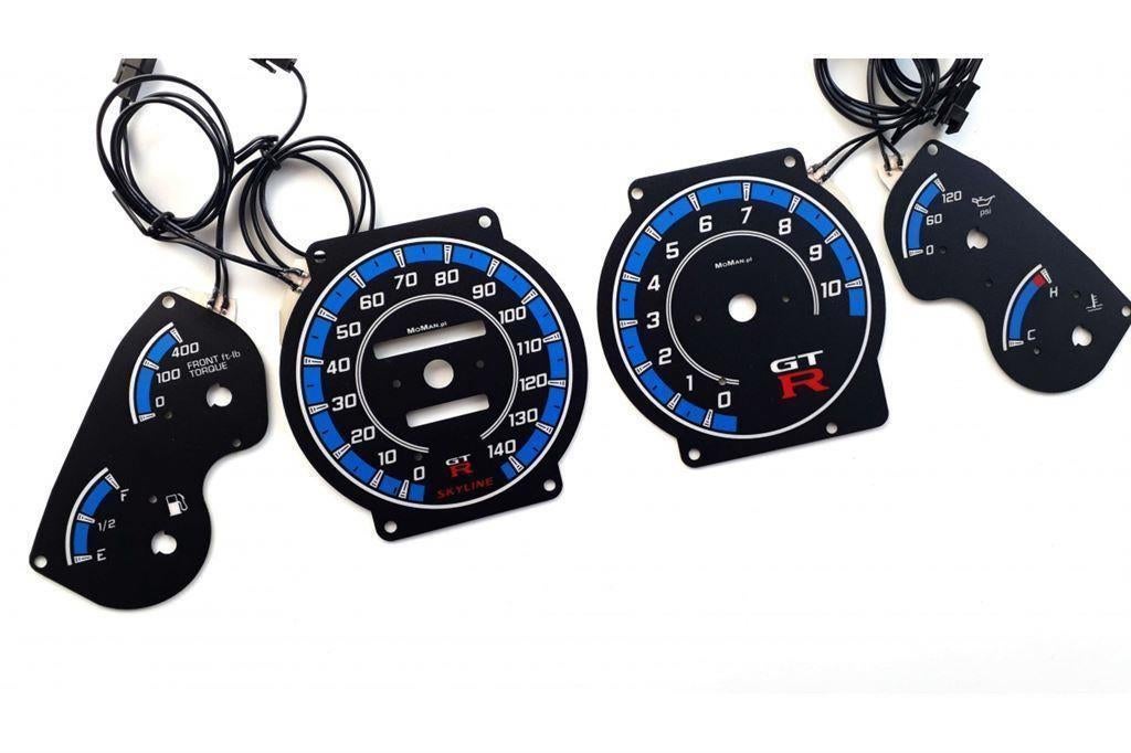 Nissan Skyline GT-R R32 – Indiglo Tellerplaten, Ophalen of Verzenden