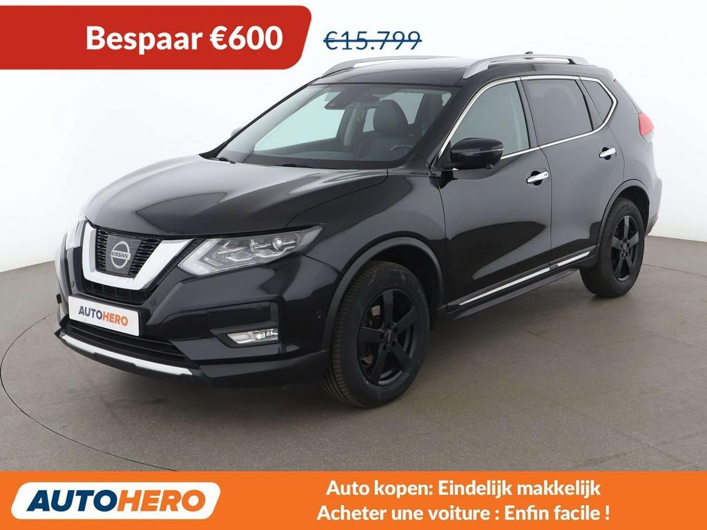 Nissan X-Trail 1.6 dCi Tekna (bj 2018, automaat), Auto's, Nissan, Zwart, Zwart, Leder, 96 kW