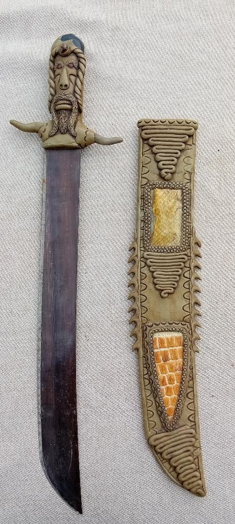 machette Collins thème serpent et crocodile, Collections, Objets militaires | Général, Enlèvement ou Envoi, Autres, Couteau ou Poignard