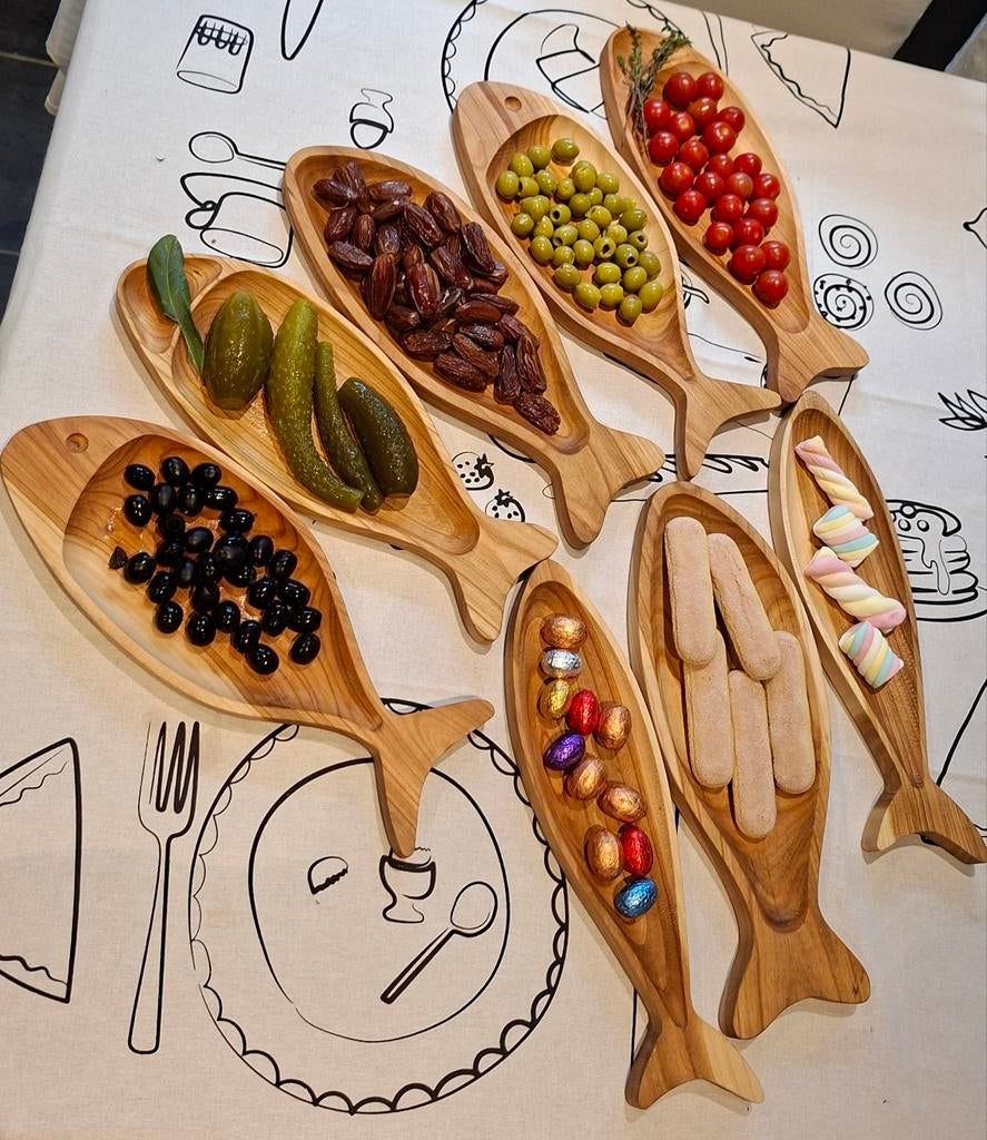 Sublimez votre Apéro : Bols de Service "Poisson" Uniques, Huis en Inrichting, Keuken | Servies, Ophalen of Verzenden