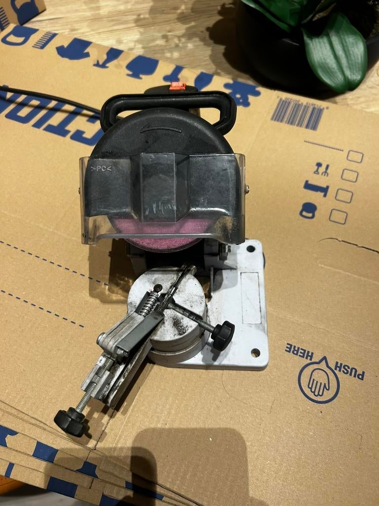 Slijper voor kettingen, Ophalen