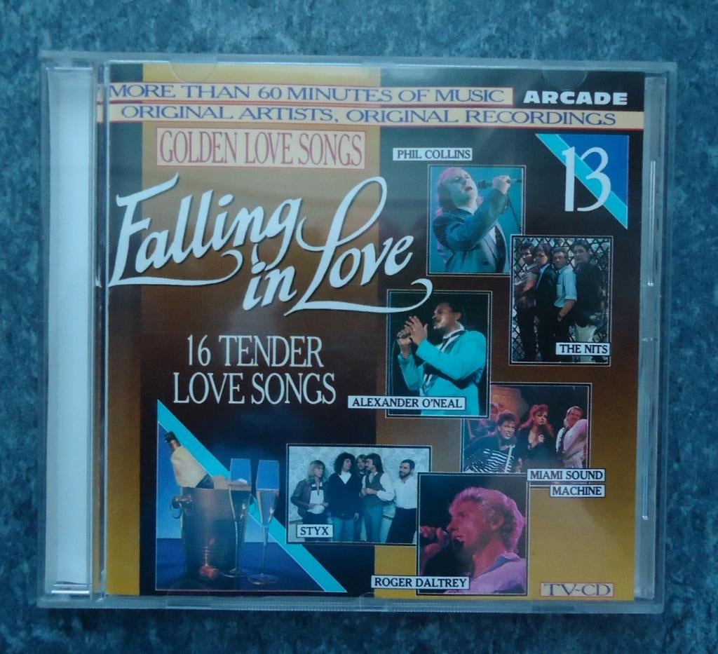 De verzamel-CD Golden Love Songs Volume 13: Falling In Love., Enlèvement ou Envoi, Comme neuf, Pop, Coffret