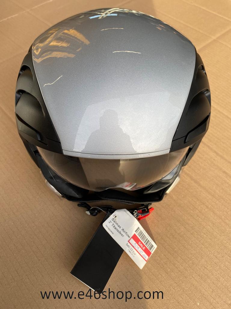 BMW Helm Airflow 2 titansilber met. MAAT 56/57 NIEUW  763185, Motoren, Kleding | Motorhelmen, -, Jethelm, -, Ophalen of Verzenden