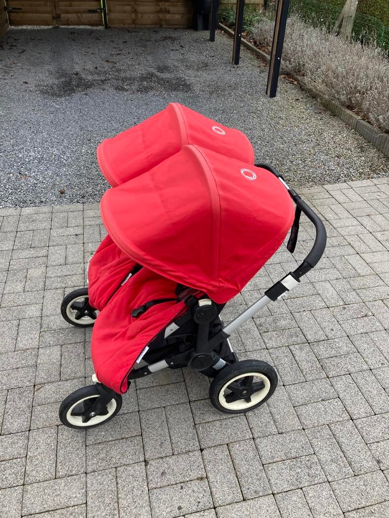 Bugaboo Donkey Twin, Kinderen en Baby's, Ophalen, Gebruikt, Zonnekap