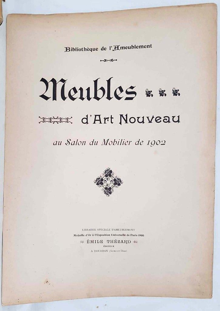 Katalog « Meubles Art Nouveau Salon 1902 »., Enlèvement ou Envoi, Style ou Courant, DIVERSEN, Utilisé