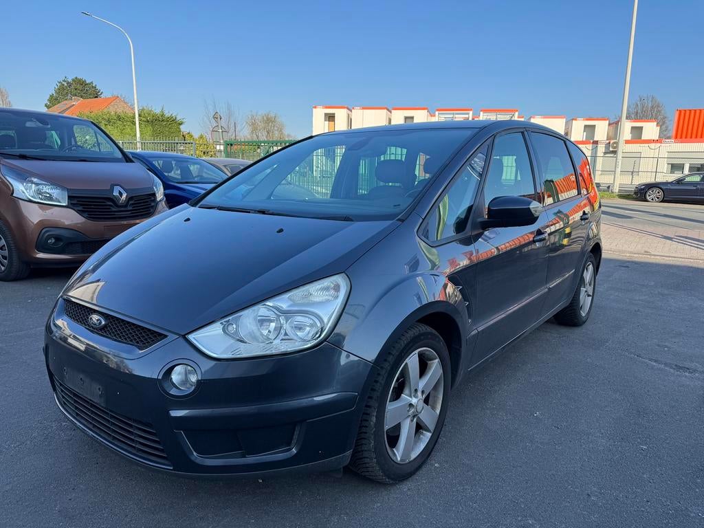 Ford S-Max 1.8 TDCI 92kw/125pk Bwj 2007 209.000 km, Auto's, Ford, Voorwielaandrijving, Monovolume, Zwart, 164 g/km
