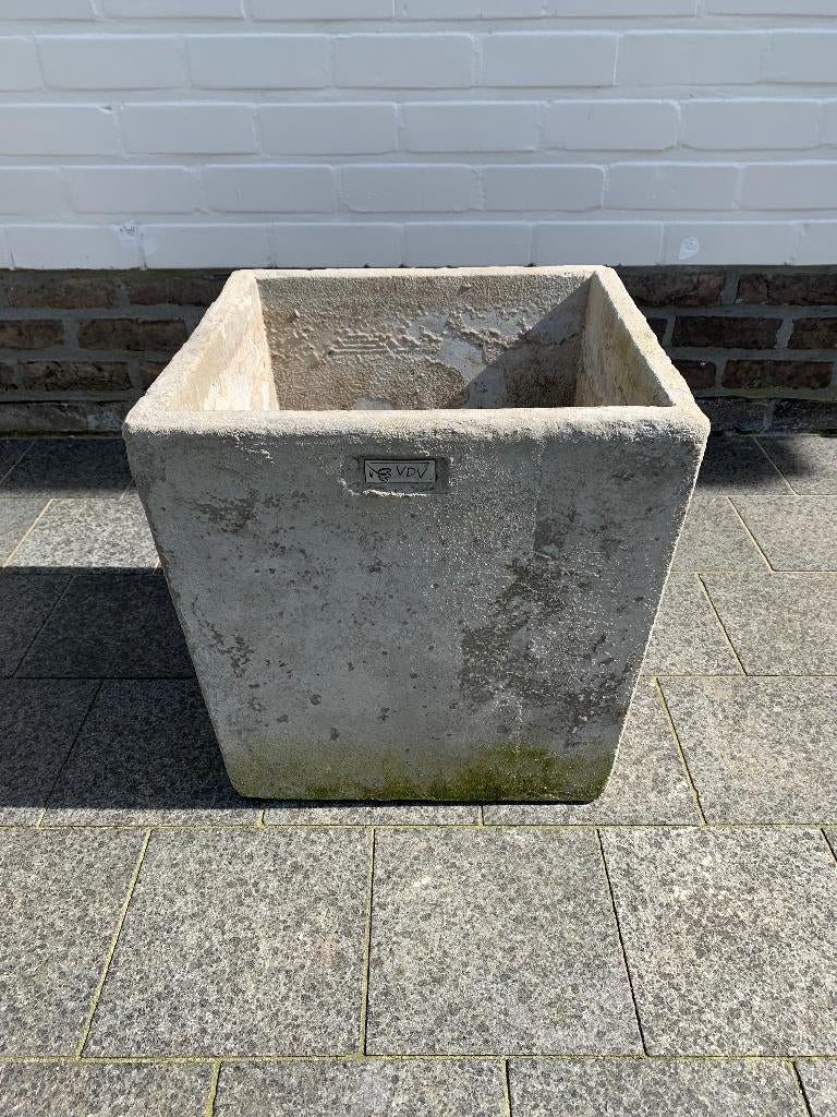 Stenen bloempot 40cm*40cm*40cm, Tuin en Terras, Overige materialen, Gebruikt, Vierkant, Tuin