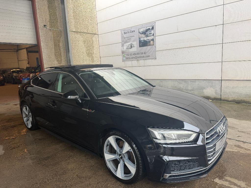 Audi A5 Sportback 2.0TFSI S-line Mild-Hybride 190pk/Open.Dak, Autos, Cuir et Alcantara, Euro 6, Entreprise, Boîte manuelle